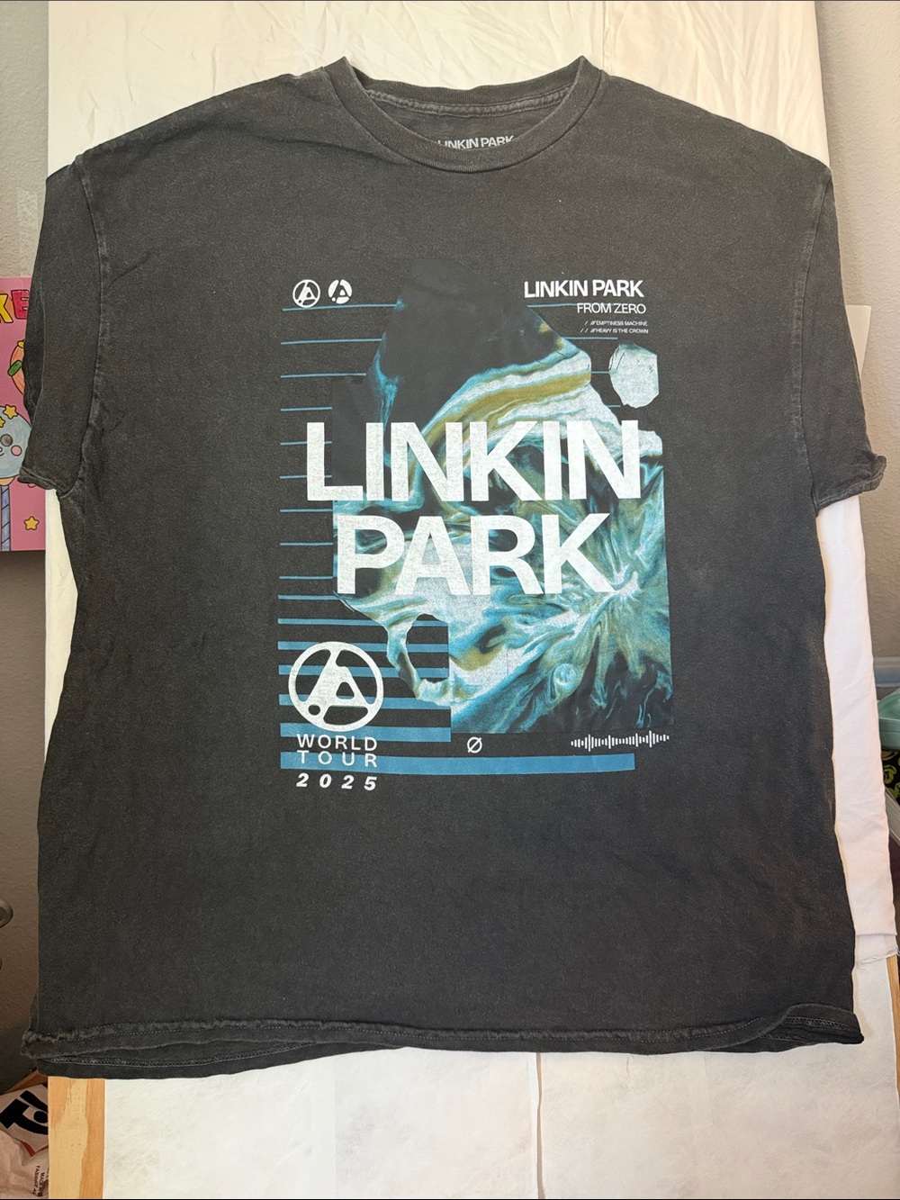 Linkin Park 2025 World Tour Black Graphic Tee